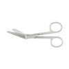 Bandage Scissors Miltex Knowles 5-1/2 Inch Length Surgical Grade Stainless Steel NonSterile Finger Ring Handle Side Curved Blade Sharp Tip / Blunt Tip 5-561 Each/1