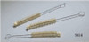 Test Tube Brush Grafco 6 Inch L 1/2 X 3 Inch White Bristles Small Bore Galvanized Wire Handle 3414