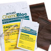 Chemo Drug Transport Bag ChemoPlus 12 X 15 Inch Clear / Yellow Zip Closure CT0500