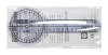 Goniometer Baseline Plastic 8 Inch Arm Length 1 Increments Inches and Centimeters 12-1001 Each/1
