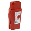 Pocket Shuttle Sharps Container SharpSafety 8-3/4 H X 2-1/2 D X 4-1/2 W Inch 1 Quart Red Base / Red Lid Vertical Entry Hinged Snap On Lid 8303SA