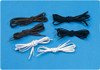Shoelaces Tylastic Black Elastic 606701 Pack/2