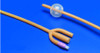 Foley Catheter Dover 3-Way Standard Tip 30 cc Balloon 20 Fr. Silicone Elastomer Coated Latex 8887689209