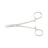 Hemostatic Forceps McKesson Kelly 5-1/2 Inch Length Office Grade Stainless Steel NonSterile Ratchet Lock Finger Ring Handle Curved 43-2-442 Each/1