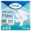 Unisex Adult Incontinence Belted Undergarment TENA ProSkin Flex Maxi Size 12 / Medium Disposable Heavy Absorbency 67837