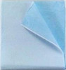 Stretcher Sheet Tidi Everyday Flat 40 X 48 Inch Blue Tissue / Poly Disposable 980924 Case/100