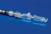 Syringe with Hypodermic Needle Monoject Magellan 1 mL 23 Gauge 1 Inch Attached Needle Sliding Safety Needle 8881811310