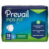 Unisex Adult Incontinence Brief Prevail Per-Fit Large Disposable Heavy Absorbency PF-013/1