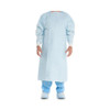 Over-the-Head Chemotherapy Procedure Gown One Size Fits Most Blue NonSterile ASTM F1670 / ASTM F1671 / ASTM F739 Disposable 69606 Case/100