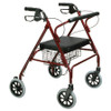 Bariatric 4 Wheel Rollator drive Go-Lite Red Steel Frame 10215RD-1 Each/1