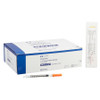 Insulin Syringe with Needle Magellan 1 mL 29 Gauge 1/2 Inch Attached Needle Sliding Safety Needle 8881892910