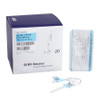 Closed IV Catheter Nexiva 22 Gauge 1 Inch Sliding Safety Needle 383532