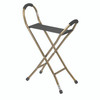 Quad Cane with Sling Seat drive Aluminum 22 to 34 Inch Height Bronze RTL10360 Each/1