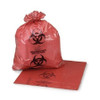 Biohazard Waste Bag Medegen Medical Products 40 to 45 gal. Red Bag HDPE 40 X 46 Inch 44-13 Case/200