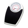 Floor Scale Health O Meter Dial Display 330 lbs. / 150 kg Capacity Black / White Analog 142KL
