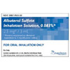 Albuterol Sulfate Preservative Free 0.083% 2.5 mg / 3 mL Solution Nebulizer Vial 30 Vials 00487950103 Carton/30