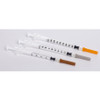 Syringe with Hypodermic Needle Sol-Care 1 mL 28 Gauge 1/2 Inch Attached Needle Retractable Needle 100067IM Box/100