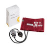 Aneroid Sphygmomanometer with Cuff McKesson LUMEON 2-Tubes Pocket Size Hand Held Adult Large Cuff 01-720-12XBDGM