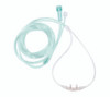 ETCO2 Nasal Sampling Cannula with O2 Delivery With Oxygen Delivery AirLife Pediatric Curved Prong / NonFlared Tip 2802F-10 Case/10