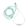 ETCO2 Nasal Sampling Cannula with O2 Delivery One Nare O2 / One Nare Sampled AirLife Adult Curved Prong / NonFlared Tip 2812F-10 Case/10