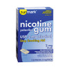 Stop Smoking Aid sunmark 4 mg Strength Gum 49348057236 Pack/110