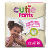 Female Toddler Training Pants Cutie Pants Pull On with Tear Away Seams Size 2T to 3T Disposable Heavy Absorbency CR7008