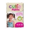 Female Toddler Training Pants Cutie Pants Pull On with Tear Away Seams Size 4T to 5T Disposable Heavy Absorbency CR9008