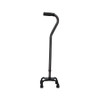 Small Base Quad Cane Carex Aluminum 28 to 37 Inch Height Black FGA74101 0000