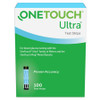 Blood Glucose Test Strips OneTouch Ultra Blue 100 Strips per Box For OneTouch Ultra Blood Glucose Meter 022895