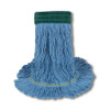 Wet String Mop Head O Dell 900 Series Looped-end Medium Blue Cotton / Rayon Reusable 900M/BLUE