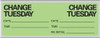 Pre-Printed Label Instructional Label Yellow Paper Change Wednesday Date Time Rn Initial Black Syringe Label 1 X 2-15/16 Inch N-7334 Roll/1