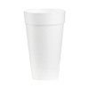 Drinking Cup WinCup 20 oz. White Styrofoam Disposable C2022