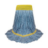 Wet String Mop Head O Dell 400 Series Looped-end Small Blue Cotton / Rayon Reusable 400S/BLUE
