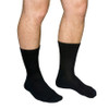 Diabetic Socks QCS Crew Small Black Closed Toe MCO1680 BLA SM