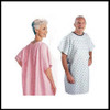 Patient Exam Gown Snap Wrap One Size Fits Most Blue Plaid Print Reusable 500BP Each/1