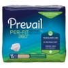 Unisex Adult Incontinence Brief Prevail Per-Fit 360 X-Large Disposable Heavy Absorbency PFNG-014