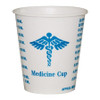 Graduated Medicine Cup Solo 3 oz. Medical Print Wax Coated Paper Disposable R3-43107