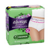 Female Adult Absorbent Underwear Always Discreet Pull On with Tear Away Seams X-Large Disposable Heavy Absorbency 03700088761