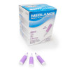 Lancet Medlance Fixed Depth Lancet Needle 1.5 mm Depth 25 Gauge Push Button Activation 925-25 Case/2000