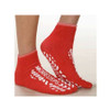 Fall Management Slipper Socks CARE-STEPS X-Large Red Ankle High 80192