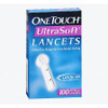 Lancet OneTouch Adjustable Depth Lancet Needle 28 Gauge Push Button Activation 020393