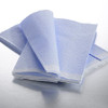 Stretcher Sheet Flat 40 X 96 Inch Blue Tissue / Poly / Tissue Disposable 70332N
