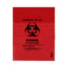 Biohazard Waste Bag Medegen Medical Products 1 to 3 gal. Red Bag Polyethylene 11 X 14 Inch 50-42