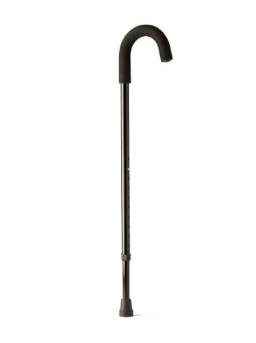 CANE ALUM ADJ BLK 30"-38" 6/CS MEDLNE TAA86415 Case/6