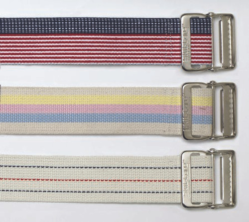 Gait Belt 60 Inch Pastel Stripes Cotton 252060 Each/1