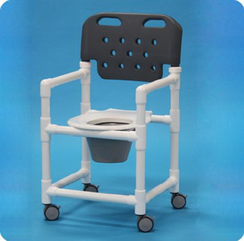 CHAIR SHOWER/COMMODE BLUE D/S 1/EA INNOVATIVE ESC 817 P B Each/1