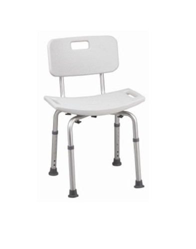 Bariatric Commode / Shower Chair ipu Fixed Arm PVC Frame Mesh Back 21.5 Inch BSC660P Each/1 - 66073309