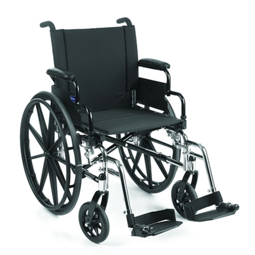 Wheelchair Tracer EX2 Dual Axle Padded Fixed Height Removable Desk Arm Mag 16 Inch 250 lbs. TREX26RP/T93HAP Each/1