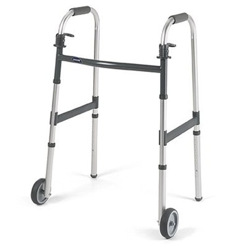 Dual Release Folding Walker Junior I-Class Aluminum 300 lbs. 27 to 33 Inch 6291-JR5F Case/4