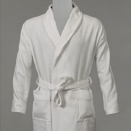 Patient Robe Unisex One Size Fits Most White Reusable 97871500 DZ/12